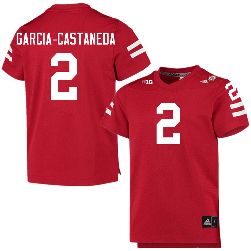 Men #2 Isaiah Garcia-Castaneda Nebraska Cornhuskers College Football Jerseys Sale-Scarlet - Click Image to Close